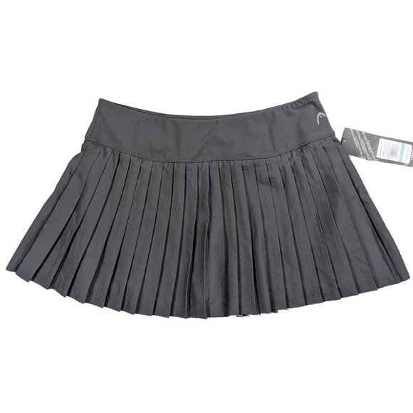 Head Gray Pleated Tennis Skirt/Skort with built-in shorts Size XL - Picture 1 of 8